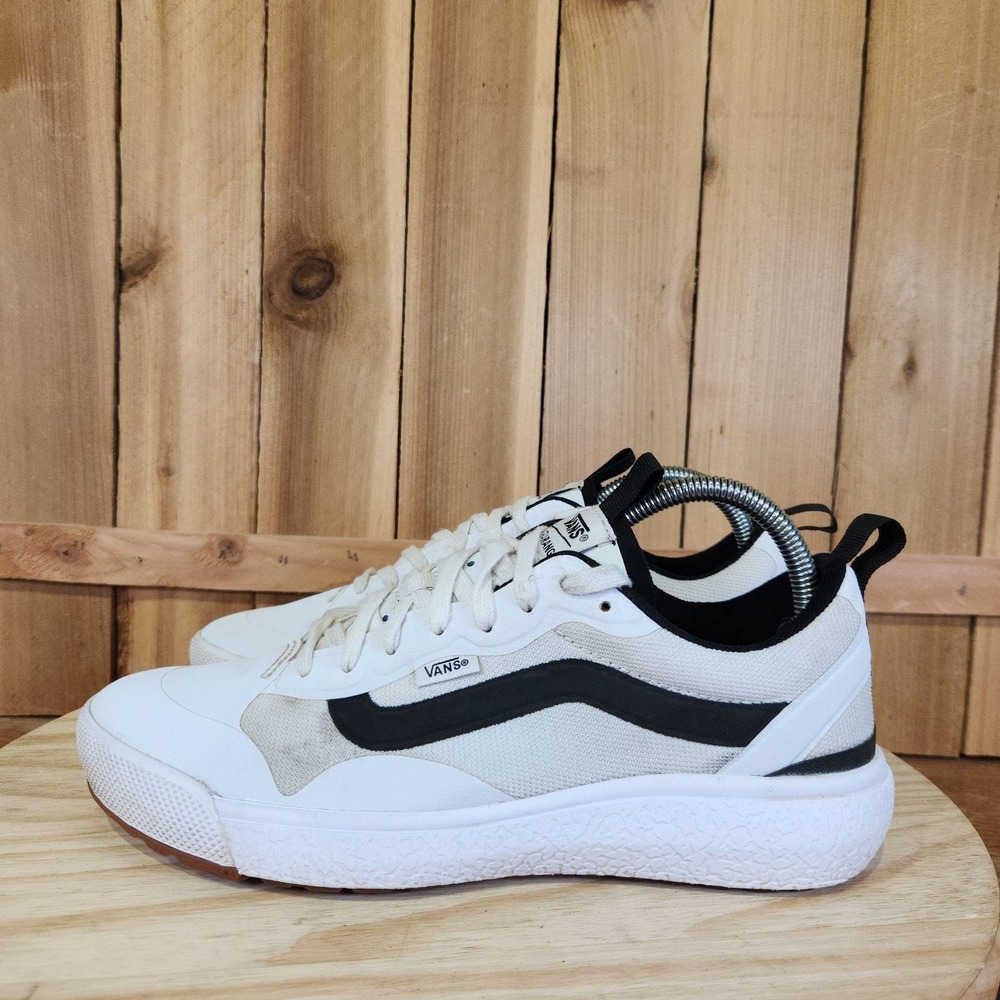 Vans UltraRange EXO SE Shoes Womens 9 White Canvas Casual Low Top Sneakers